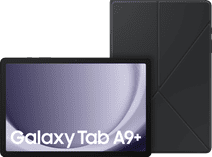 Samsung Galaxy Tab A9 Plus 11 inch 128GB Wifi Grijs + Book Case Zwart Samsung tablet voor basis gebruik