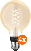 Philips Hue Filament Light White Globe E27 4-pack Smart light