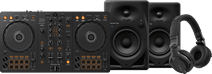 Pioneer DJ DDJ-FLX4 + Pioneer DJ HDJ-CUE1 + Pioneer DJ DM-40-BT Pioneer DJ DDJ-FLX4