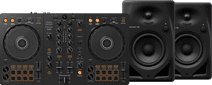 Pioneer DJ DDJ-FLX4 + Pioneer DJ DM-40D Black DJ controller