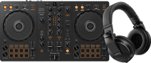 Pioneer DJ DDJ-FLX4 + Pioneer DJ HDJ-X5 Black DJ controller