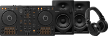 Pioneer DJ DDJ-FLX4 + Pioneer DJ HDJ-X7 Noir + Pioneer DJ DM-40D-BT Noir Pioneer DJ DDJ-FLX4