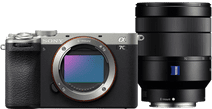 Sony A7C II Body Zilver + 24-70mm f/4.0 Systeemcamera voor op vakantie