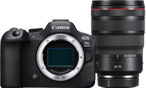 Canon EOS R6 Mark II + RF 24-70mm f/2.8 L IS USM Camera with a tiltable screen