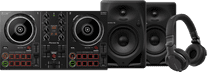 Pioneer DJ DDJ-200 + Pioneer DJ HDJ-CUE1 + Pioneer DJ DM-50D Noir Pioneer DJ DDJ-200