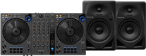 Pioneer DJ DDJ-FLX6 + Pioneer DJ DM-50D Noir Pioneer DJ DDJ-FLX6