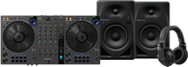 Pioneer DJ DDJ-FLX6 + Pioneer DJ HDJ-X5 Noir + Pioneer DJ DM-40D-BT Noir Pioneer DJ DDJ-FLX6