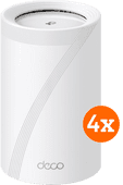 TP-Link Deco BE65 Mesh Lot de 4 Solution Wi-Fi pour streamer dans une maison individuelle