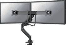 Neomounts NEXT Core DS75-450BL2 Crossbar Monitorarm Gasgeveerd - Zwart Monitor beugel voor 2 schermen