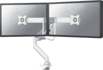 Neomounts NEXT Core DS75-450WH2 Crossbar Monitorarm Gasgeveerd - Wit Monitor beugel voor 2 schermen