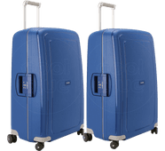 Samsonite S'Cure Spinner 75cm Dark Blue Duo Suitcase Set Samsonite S'Cure