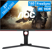 AOC U27G3X/BK 4k monitor voor foto-/videobewerking