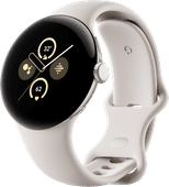 Google Pixel Watch 2 Zilver/Crème Hybride horloge