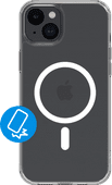 BlueBuilt Protective Back Cover met MagSafe iPhone 15 Plus Transparant Apple iPhone 15 Plus MagSafe hoesje
