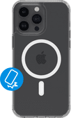 BlueBuilt Protective Back Cover met MagSafe iPhone 15 Pro Max Transparant BlueBuilt iPhone 15 Pro Max hoesje