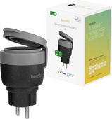 Hombli Smart Plug Outdoor V2 Black Power connector