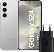 Samsung Galaxy S24 256 Go Gris 5G + Samsung Chargeur Rapide 25 Watts Smartphone Samsung avec Galaxy AI