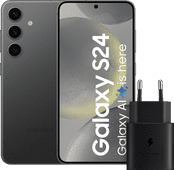 Samsung Galaxy S24 256GB Black 5G + Samsung Fast Charger 25W Samsung smartphone with Galaxy AI