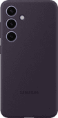 Samsung Galaxy S24 Silicone Back Cover Dark Purple 