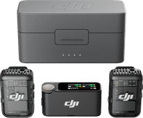 DJI Mic 2 + Oplaadcase Omnidirectionele cameramicrofoon