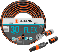 Gardena Comfort FLEX 1/2 30 m + Raccords Tuyau d'arrosage séparé