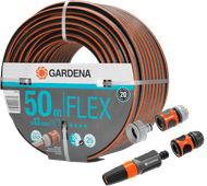 Gardena Comfort FLEX 1/2 50m + Koppelstukken Losse tuinslang