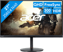 Acer Nitro XV272UKFbmiipruzx Gaming monitor with a high refresh rate