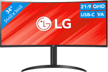 LG UltraWide 34WR55QC Monitor met VESA mount