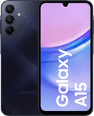 Samsung Galaxy A15 128GB Donkerblauw 4G Smartphone van gemiddeld formaat