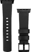 Nomad Apple Watch 44/45/46/49mm Leather Strap Black 