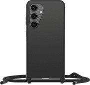 Otterbox React Samsung Galaxy S24 Back Cover Zwart Met Koord Duurzaam telefoonhoesje