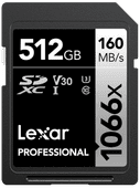 Lexar Professional SDXC 1066x SILVER 512GB 120MB/s 