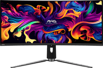 MSI MAG 341CQP QD-OLED Monitor with a high contrast ratio