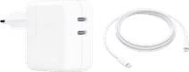 Apple 35 W Adaptateur avec 2 ports USB-C + Apple Câble de Charge USB-C (2 m) Acheter un chargeur MacBook officiel ?