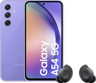 Samsung Galaxy A54 128GB Purple 5G + Samsung Galaxy Buds FE Black Samsung Galaxy A54