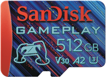 SanDisk microSDXC Gameplay 512GB 190mb/s MicroSD kaart voor smartphone