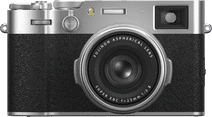 Fujifilm X100VI Silver Camera with a tiltable screen