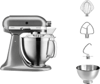 KitchenAid 5KSM185PSEMS Medallion Silver Kenwood Cooking Chef