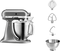 KitchenAid 5KSM185PSEMS Gris Étain Robot de cuisine KitchenAid Artisan 185