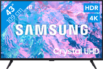 Samsung Crystal UHD 43CU7040 (2024) TV Samsung avec Apple TV et AirPlay2