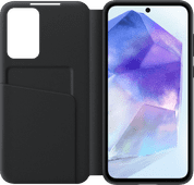 Samsung Galaxy A55 Smart View Book Case Black Sustainable phone case