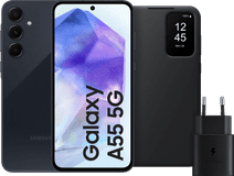 Samsung Galaxy A55 256 Go Bleu Foncé 5G + Pack d'Accessoires Smartphone équipé du meilleur écran