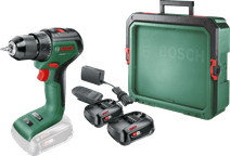 Bosch UniversalDrill 18V-60 2.5Ah Battery (2x) SystemBox S Starter Kit 