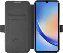 BlueBuilt Samsung Galaxy A35 Book Case Zwart BlueBuilt hoesje voor Samsung