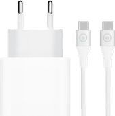 Apple Power Delivery Charger 20W + USB-C Cable Nylon White 1.5m Fast charger for iPhone