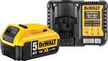 DeWalt DCB184-XJ 18V 5.0Ah Battery + XR Multivoltage Battery and battery charger set for tools