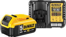 DeWalt DCB184-XJ 18V 5,0 Ah accu + lader Accu en acculader set voor gereedschap