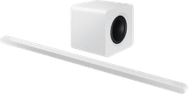 Samsung HW-S801D White Samsung soundbar with Q-Symphony