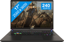 MSI Vector 17 HX A14VGG-217BE Azerty Windows laptop met een dedicated videokaart