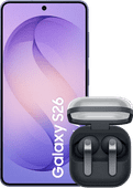 Samsung Galaxy S26 256GB Donkerblauw 5G + Samsung Galaxy Buds4 Pro Zwart Samsung Galaxy S26